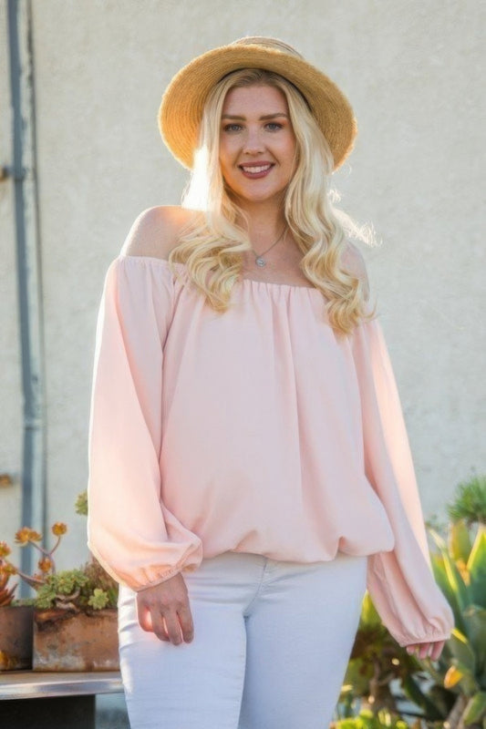 Off Shoulder Top grote maten