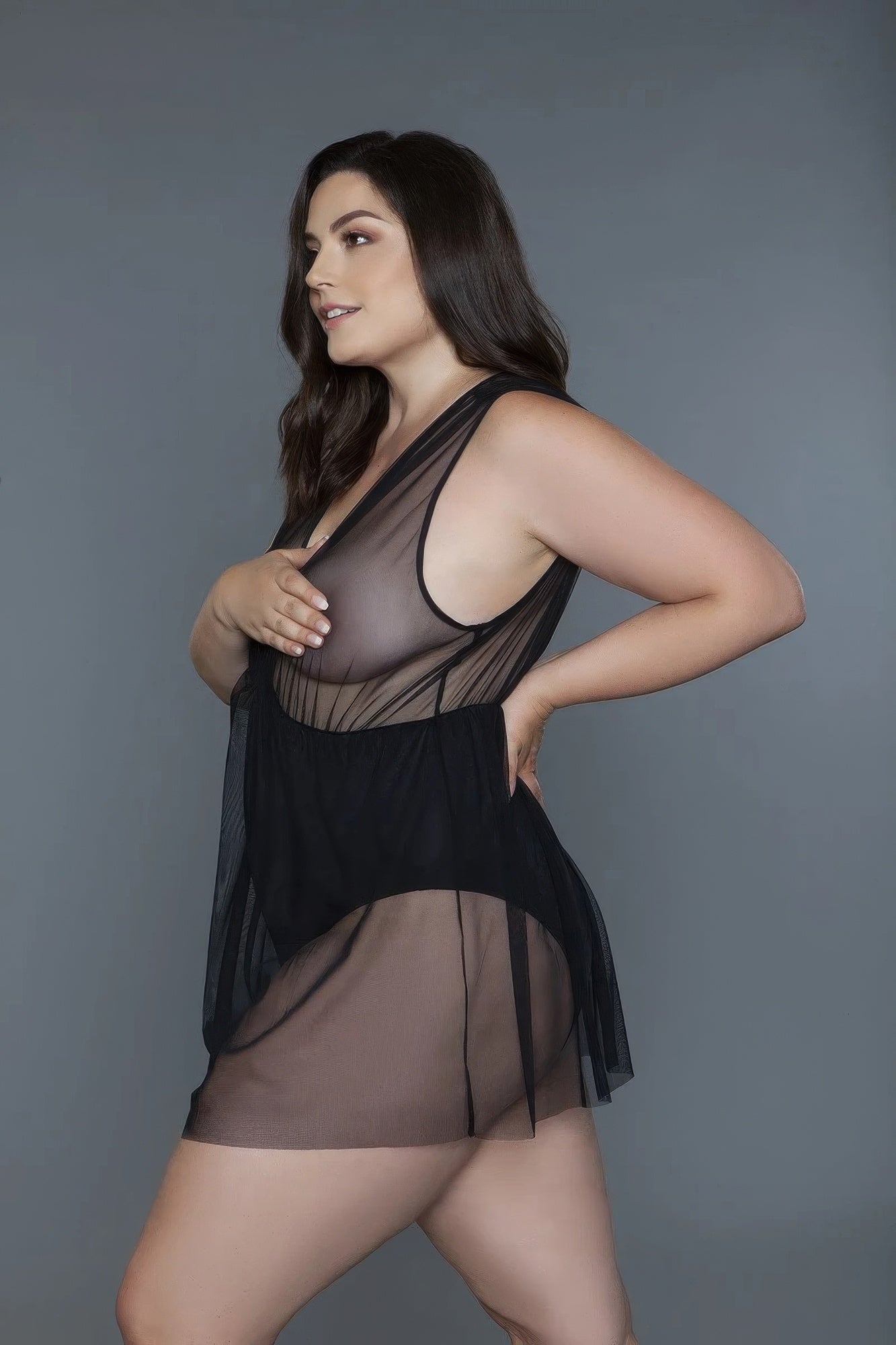 Lingerie grote maten babydoll