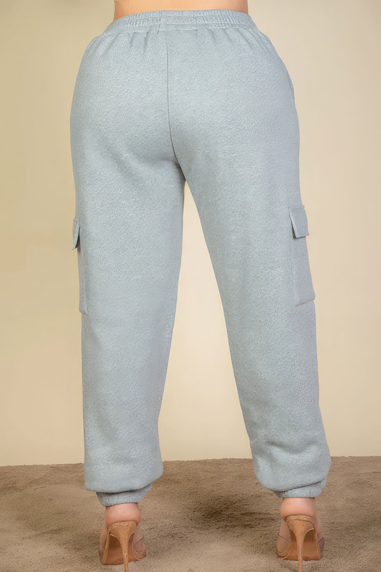 Joggingbroek grote maten met zijzak