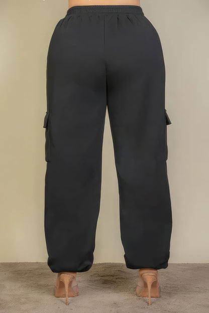 Joggingbroek grote maten met zijzak