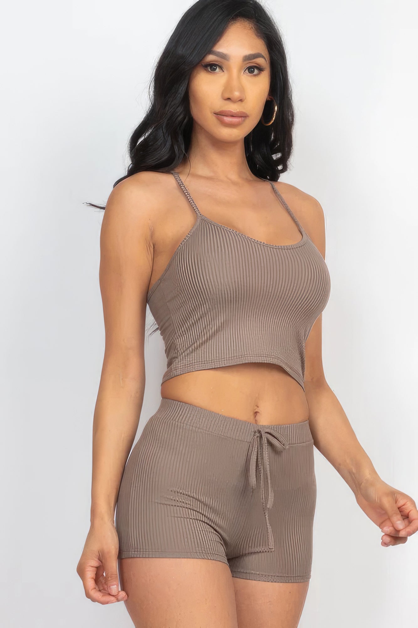 Crop Cami Top & Shorts Set